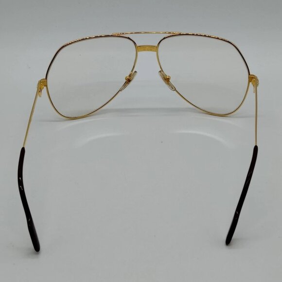 Cartier Sunglasses Women's Gold Bordeaux 500-071525 - Picture 4 of 9